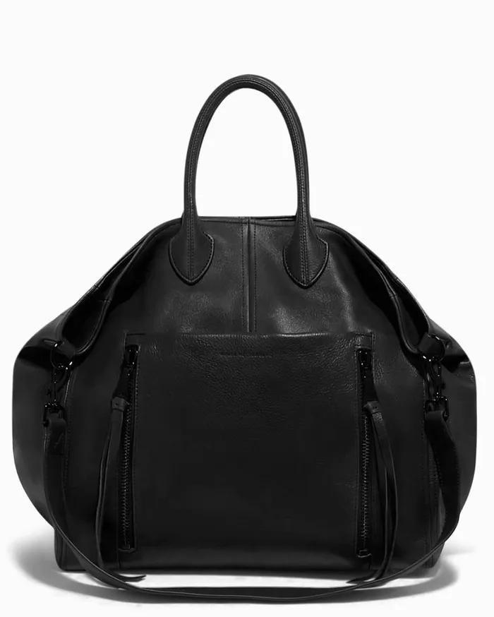 Let039s Ride Large Convertible Tote Black With Shiny Black Women Aimee Kestenberg Tote Bags Let039s Ride Large Convertible Tote Black With Shiny Black Women Aimee Kestenberg Tote Bags