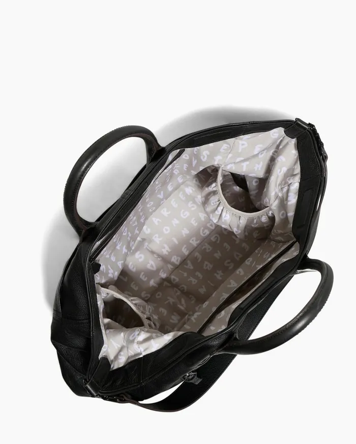 Let039s Ride Large Convertible Tote Black With Shiny Black Women Aimee Kestenberg Tote Bags