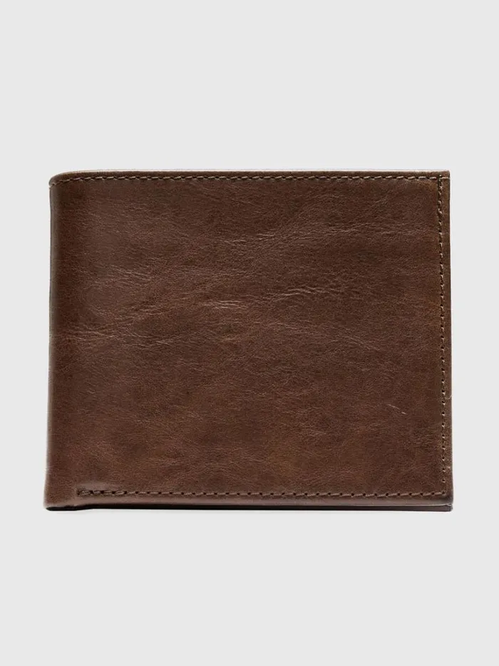 Lifestyle Mens Paul Stuart Bifold Vachetta Leather Wallet Black