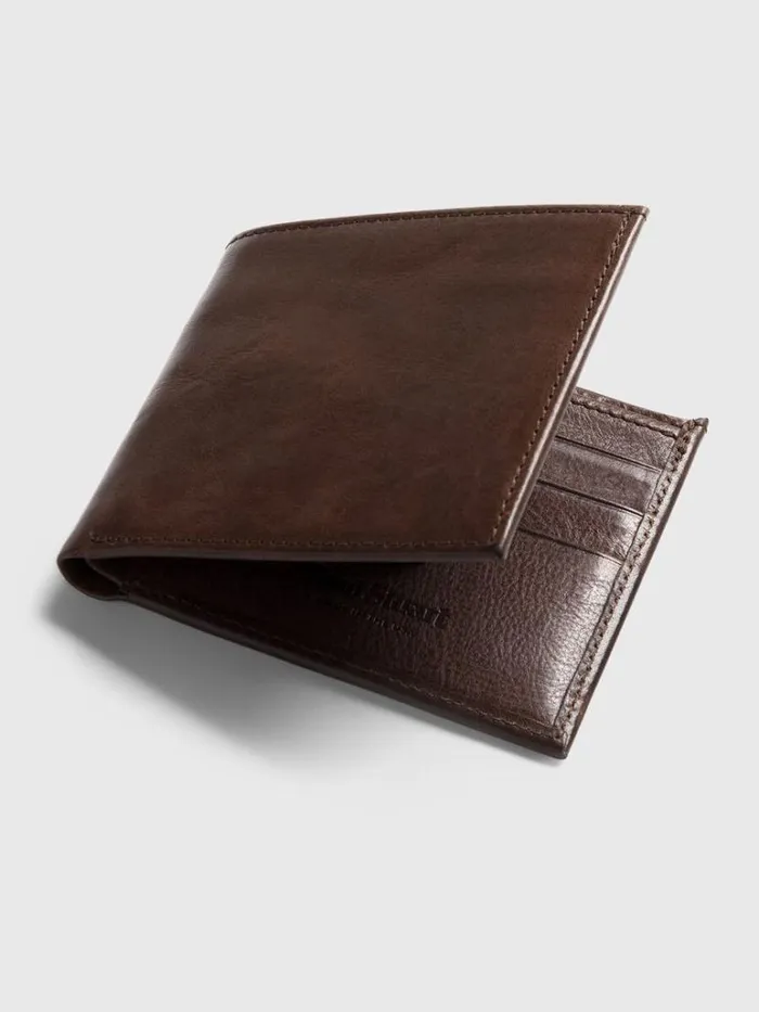 Lifestyle Mens Paul Stuart Bifold Vachetta Leather Wallet Black Lifestyle Mens Paul Stuart Bifold Vachetta Leather Wallet Black