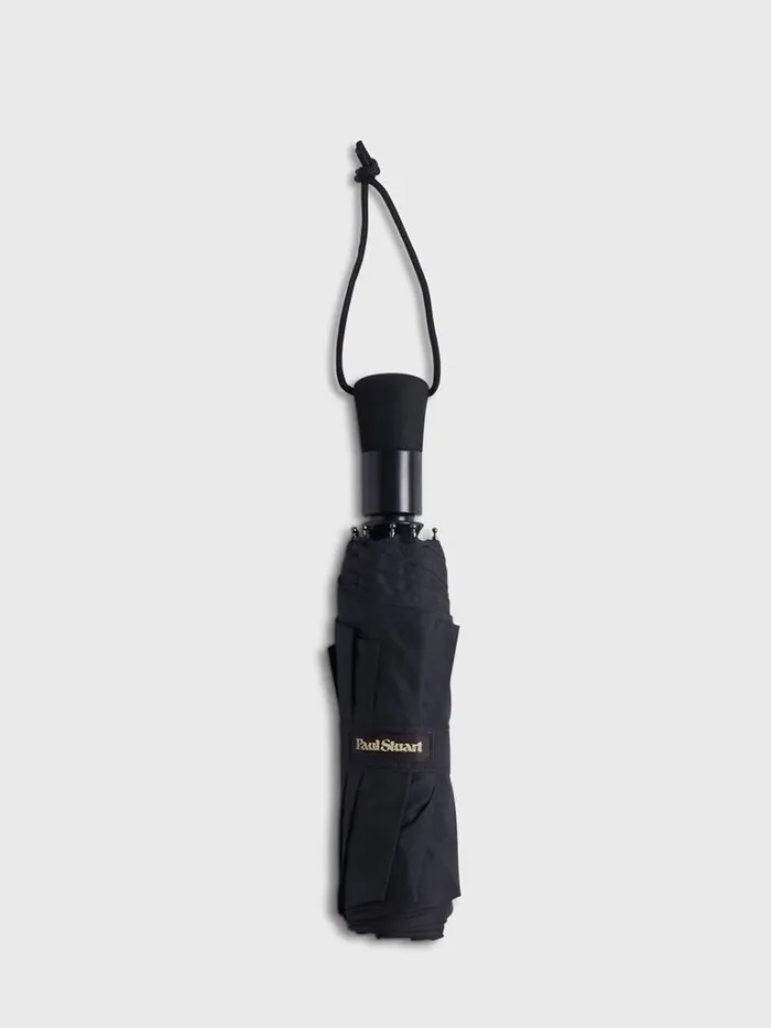 Lifestyle Mens Paul Stuart Black Windproof Umbrella Black