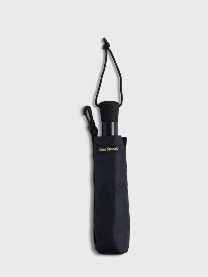 Lifestyle Mens Paul Stuart Black Windproof Umbrella Black