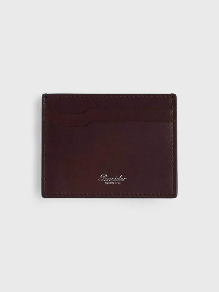 Lifestyle Mens Paul Stuart Pineider Metro Leather Card Case Brown