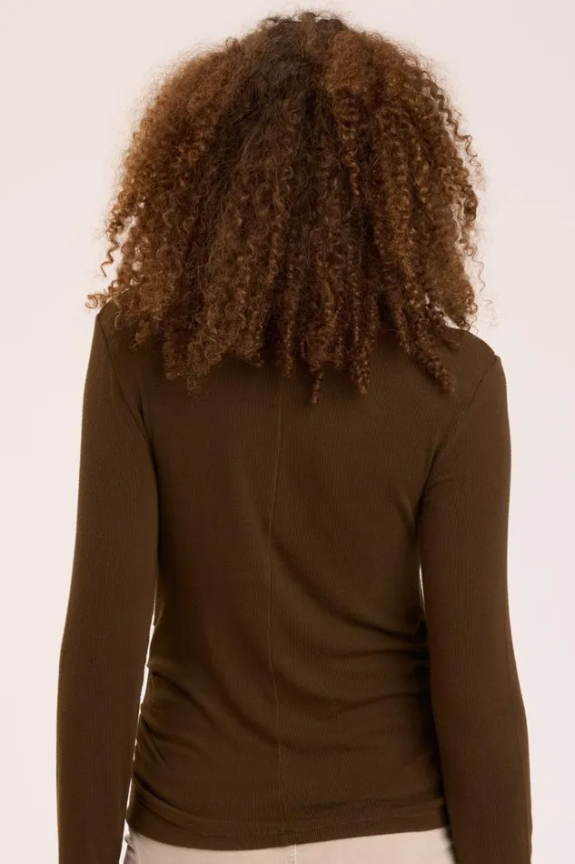 Lilis Turtleneck Boxwood Pigment Clothing XCVI ShirtsBlouses