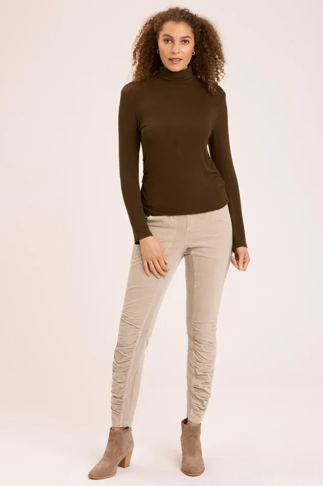 Lilis Turtleneck Boxwood Pigment Clothing XCVI ShirtsBlouses