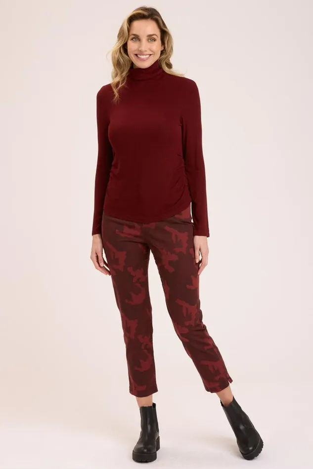 Lilis Turtleneck Port Pigment Clothing XCVI ShirtsBlouses