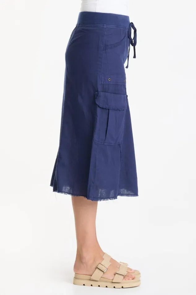 Linen Bellamy Skirt Adrift Pigment Clothing XCVI Skirts