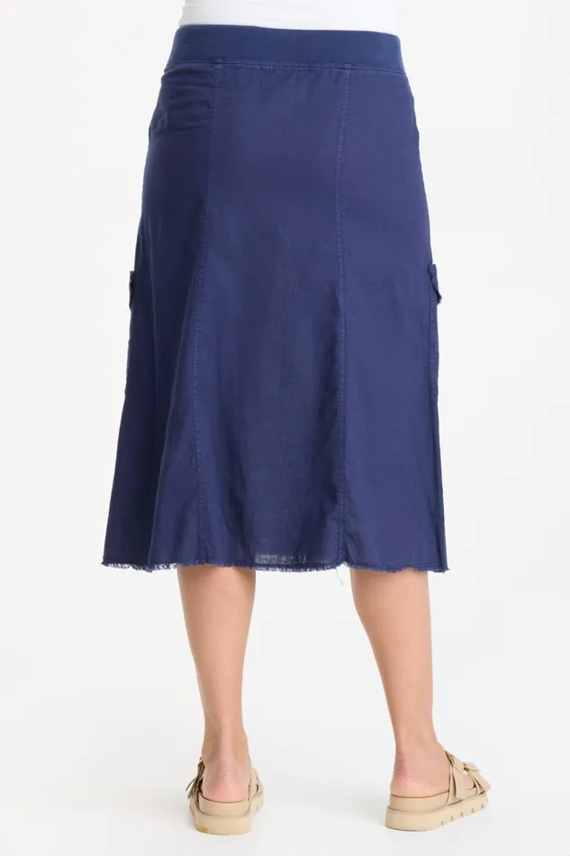 Linen Bellamy Skirt Adrift Pigment Clothing XCVI Skirts