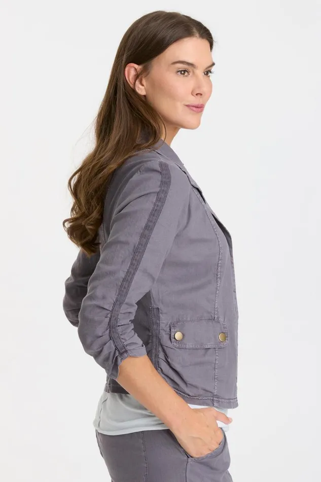 Linen Folksy Jacket Nebulous Pigment Clothing XCVI Jackets