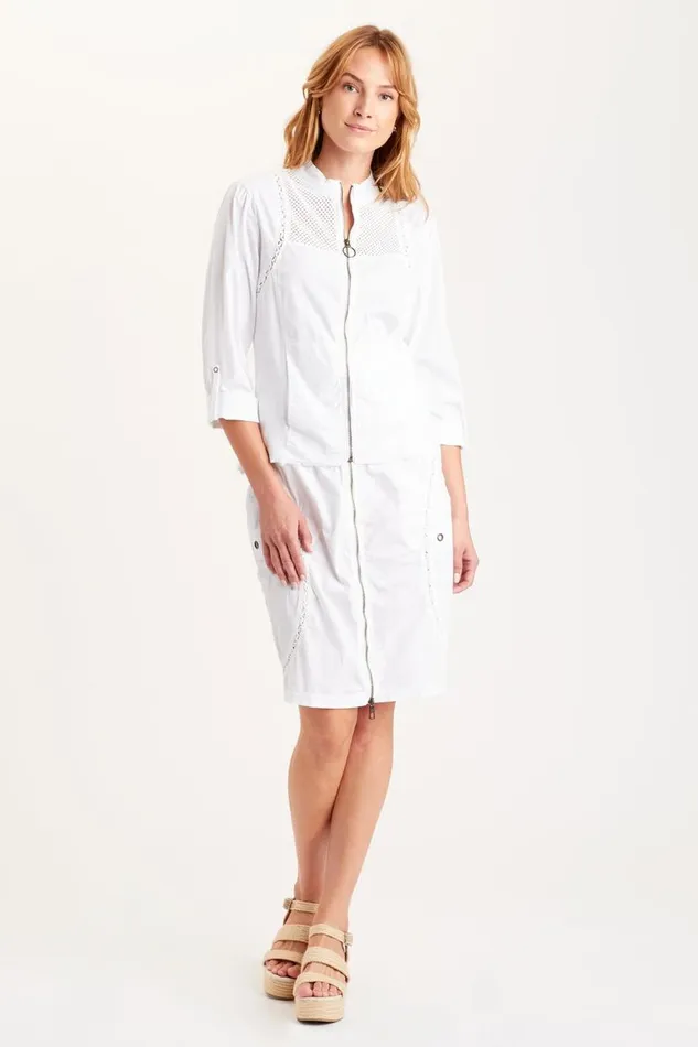 Livie Skirt White Clothing XCVI Skirts