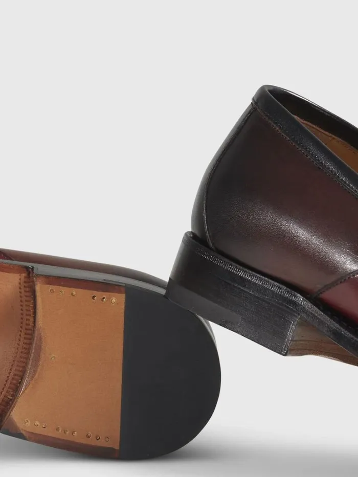 Loafers Mens Paul Stuart Georgetown Leather Penny Loafer Black