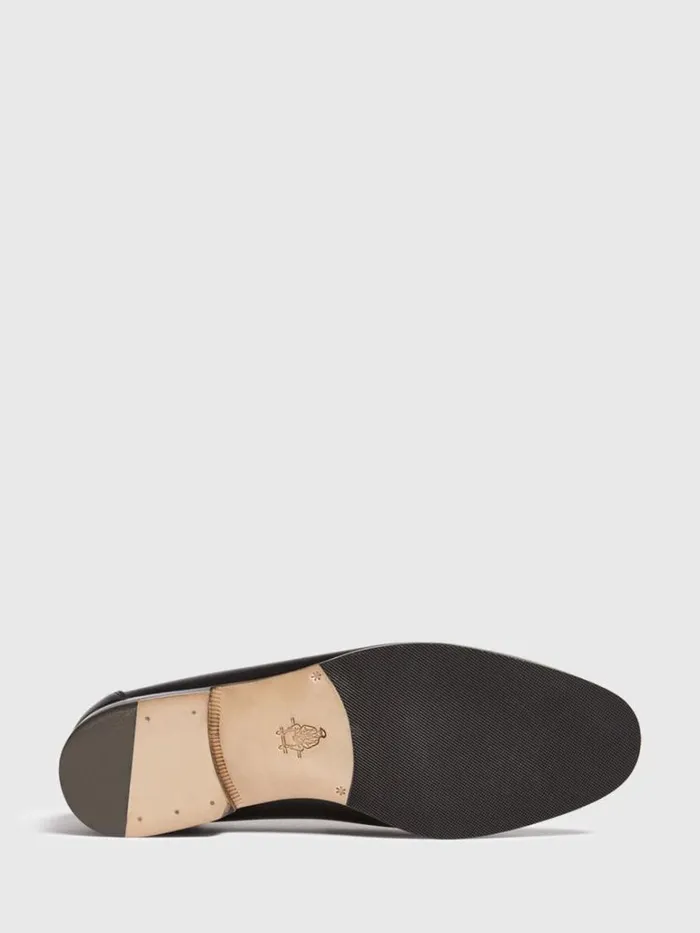 Loafers Mens Paul Stuart Harlan Leather Penny Loafer Black Calf