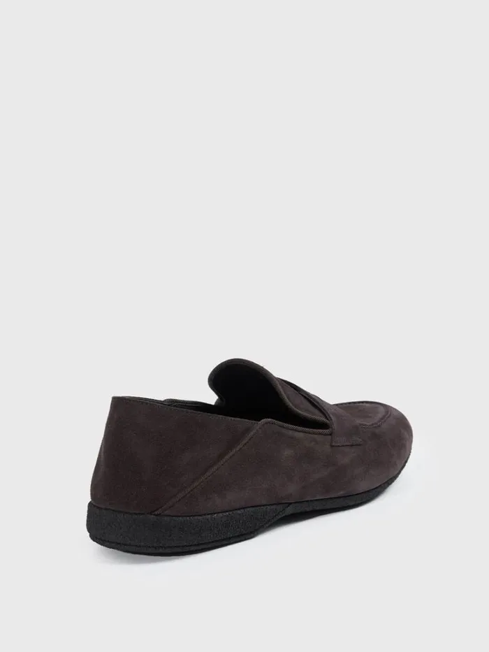 Loafers Mens Paul Stuart Home Suede Loafer Cognac