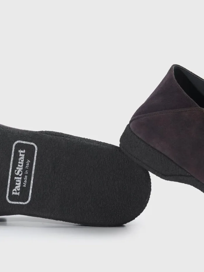 Loafers Mens Paul Stuart Home Suede Loafer Cognac