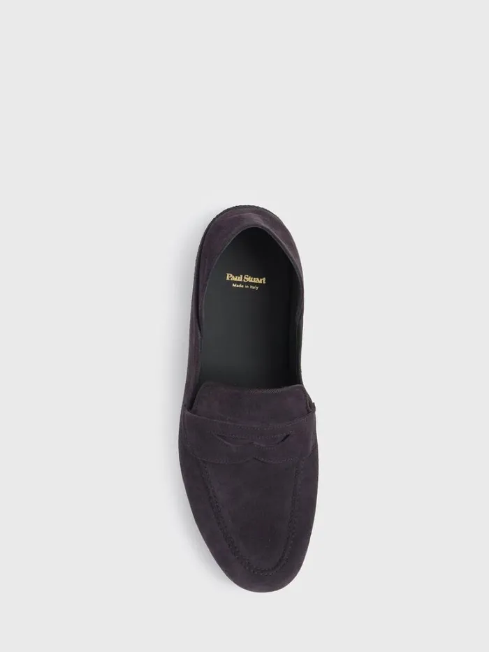 Loafers Mens Paul Stuart Home Suede Loafer Cognac
