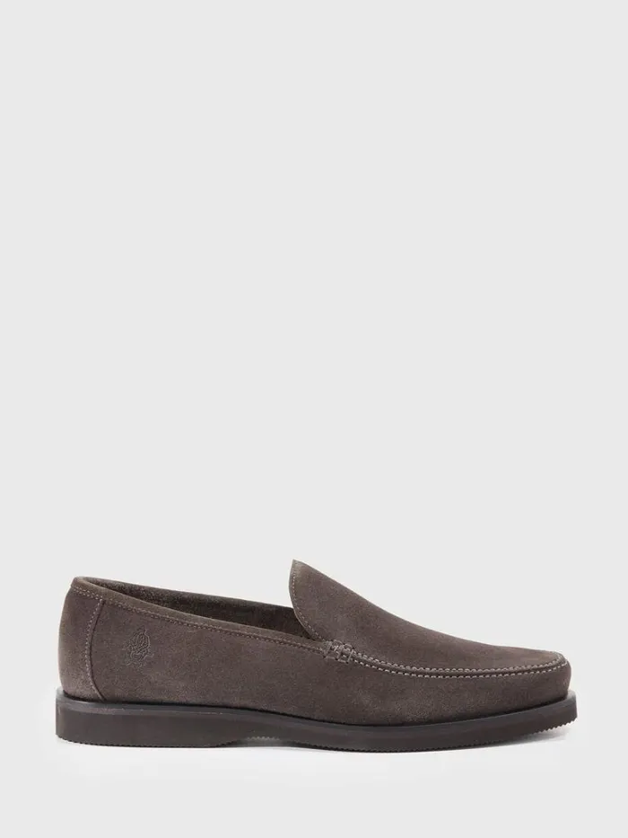 Loafers Mens Paul Stuart Hooper III Suede Loafer Black