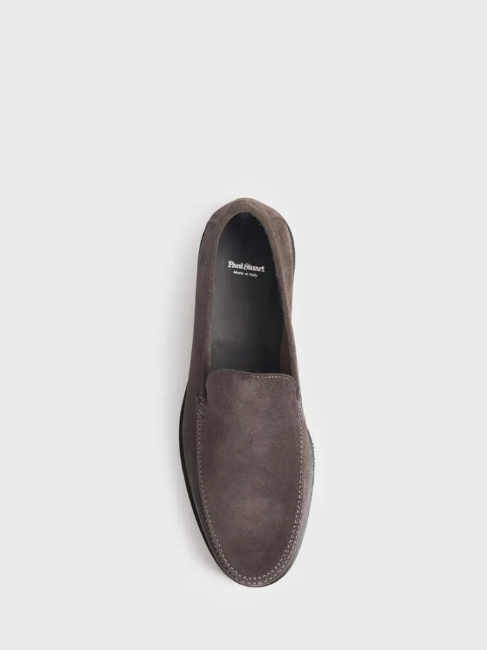 Loafers Mens Paul Stuart Hooper III Suede Loafer Black Loafers Mens Paul Stuart Hooper III Suede Loafer Black