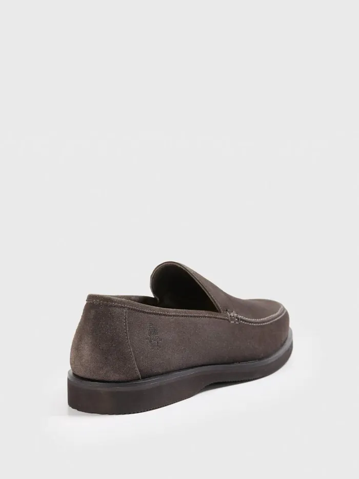 Loafers Mens Paul Stuart Hooper III Suede Loafer Black Loafers Mens Paul Stuart Hooper III Suede Loafer Black