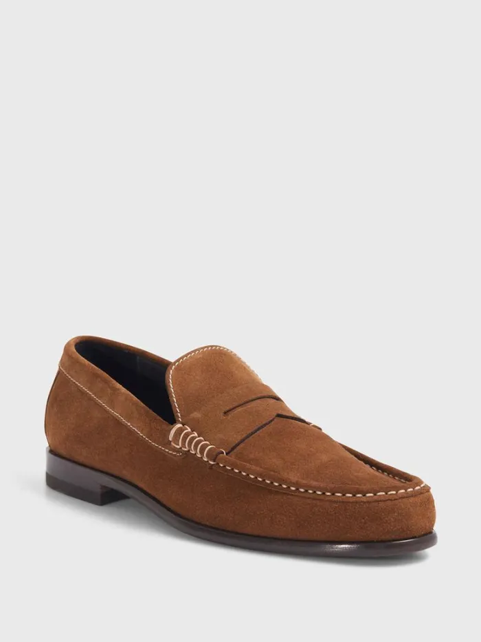 Loafers Mens Paul Stuart Mason Suede Loafer Red Loafers Mens Paul Stuart Mason Suede Loafer Red