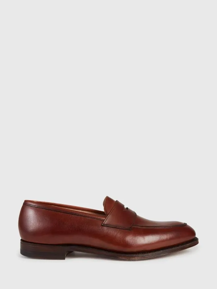 Loafers Mens Paul Stuart The Rose Leather Loafer Chestnut