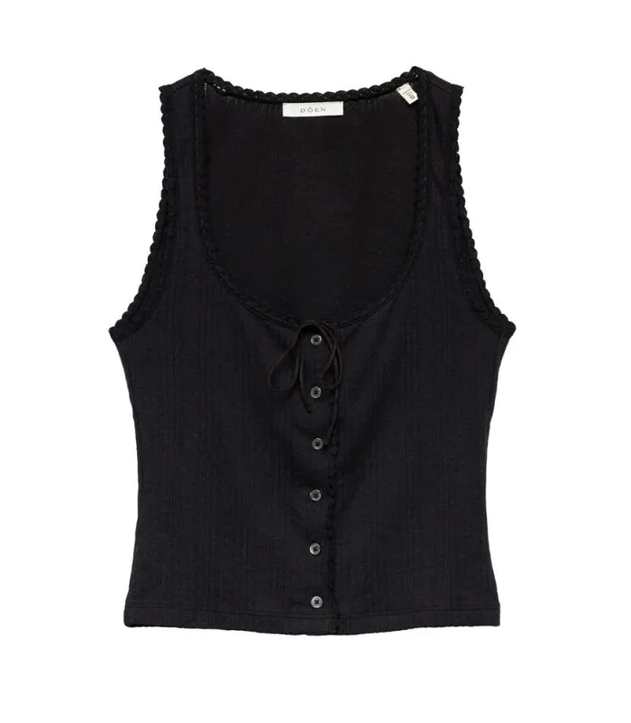LOIS TANK Black Shop DEN Tees