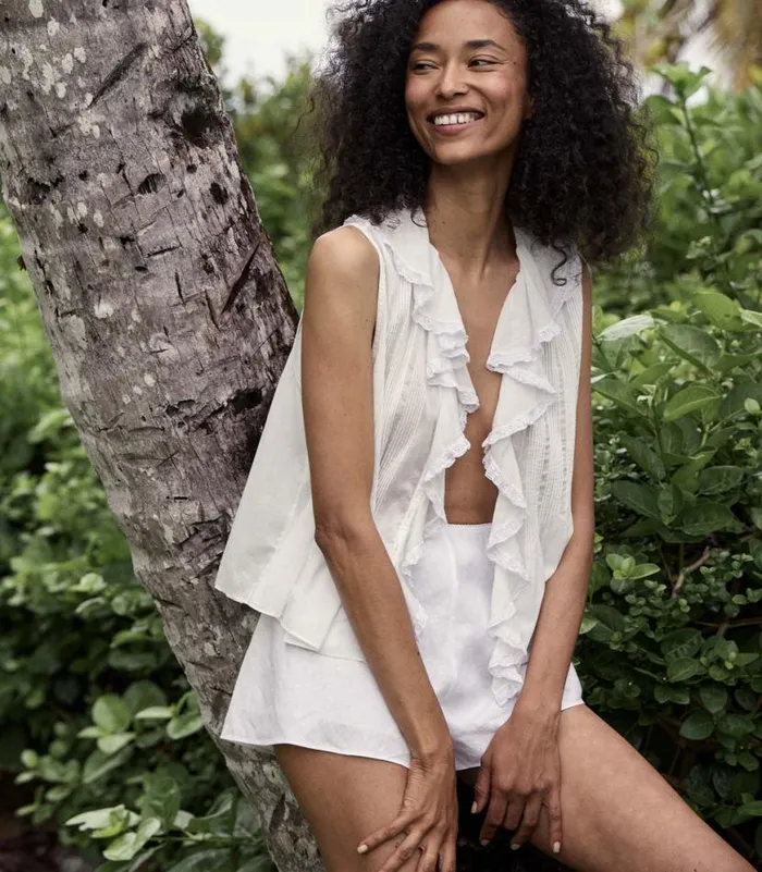 LOREN LINEN SHORT Salt Shop DEN Pants and Shorts
