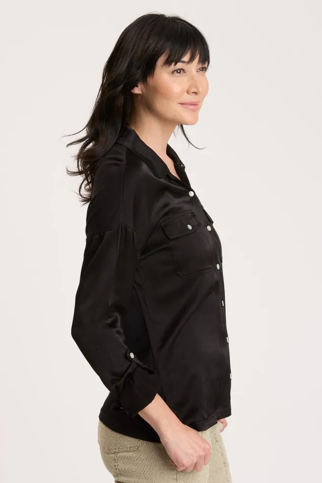 Ludolf ButtonUp Black Clothing XCVI ShirtsBlouses
