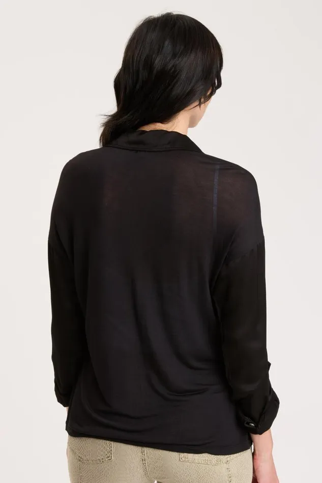 Ludolf ButtonUp Black Clothing XCVI ShirtsBlouses