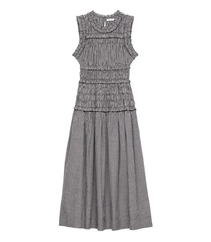 MALLORY DRESS La Maddalena Gingham Shop DEN Dresses