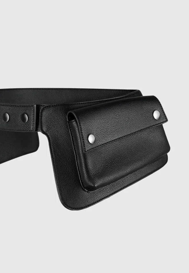 Manire De Voir Bags Manire De Voir Woman Cargo Belt Bag 8211 Black