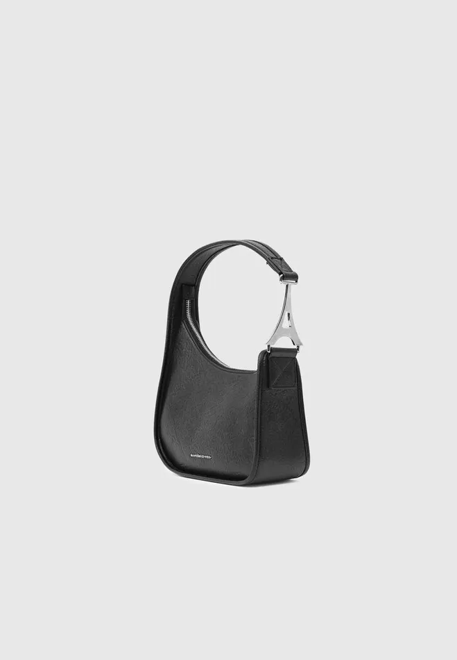 Manire De Voir Bags Manire De Voir Woman L039Eiffel Textured Handbag 8211 Black