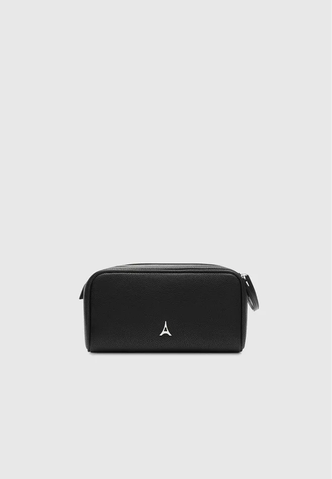 Manire De Voir Bags Manire De Voir WomanManire De Voir Man Vegan Leather Eiffel Wash Bag 8211 Black