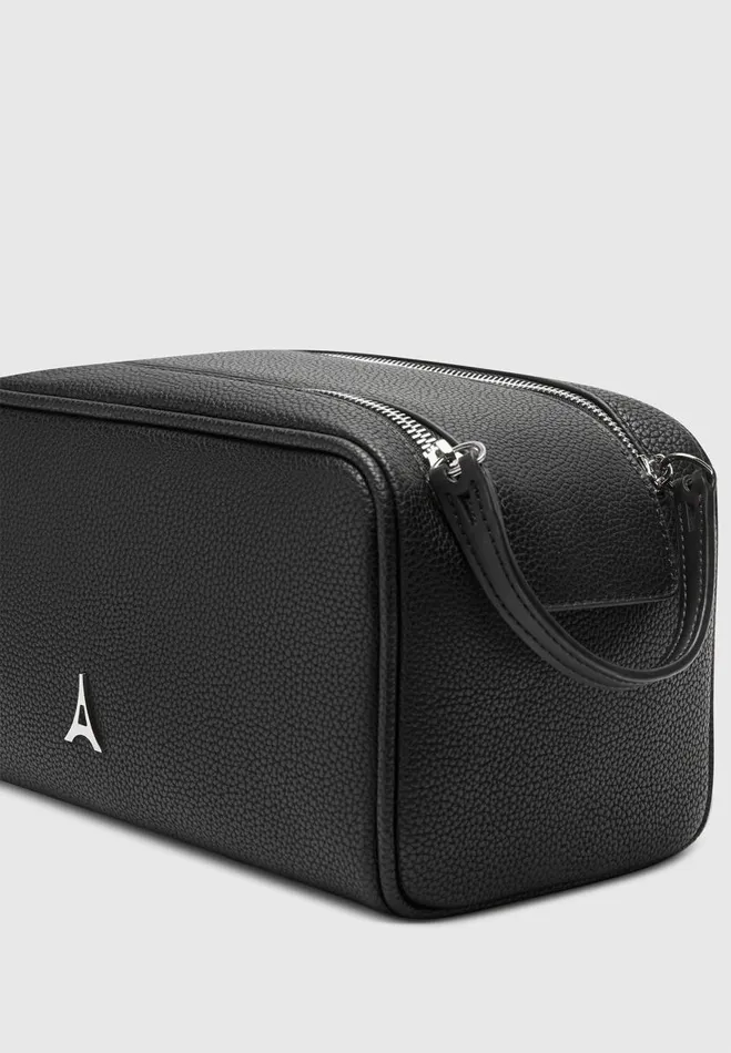 Manire De Voir Bags Manire De Voir WomanManire De Voir Man Vegan Leather Eiffel Wash Bag 8211 Black