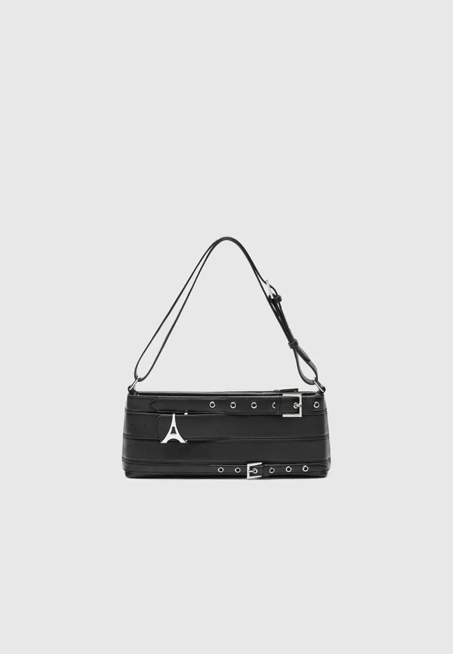 Manire De Voir Bags Manire De Voir Woman Vegan Leather Eiffel Belt Bag 8211 Black Manire De Voir Bags Manire De Voir Woman Vegan Leather Eiffel Belt Bag 8211 Black