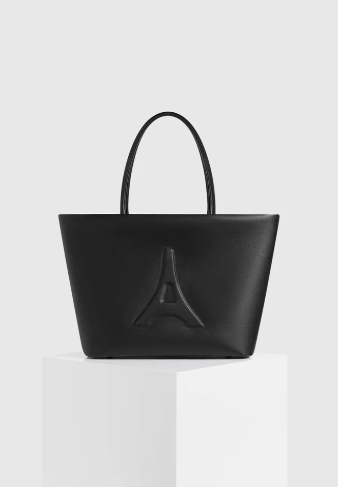 Manire De Voir Bags Manire De Voir Woman Vegan Leather Eiffel Tote Bag 8211 Black Manire De Voir Bags Manire De Voir Woman Vegan Leather Eiffel Tote Bag 8211 Black
