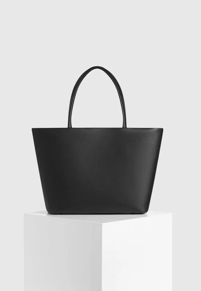 Manire De Voir Bags Manire De Voir Woman Vegan Leather Eiffel Tote Bag 8211 Black