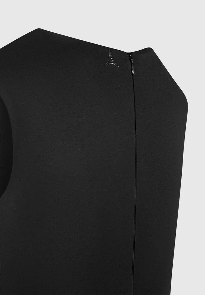 Manire De Voir Bodysuits Manire De Voir Woman ternelle Wide Shoulder Bodysuit 8211 Black