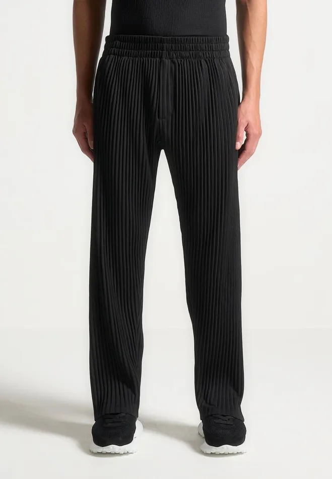 Manire De Voir Casual CoOrds Manire De Voir Man Pleated Trousers 8211 Black
