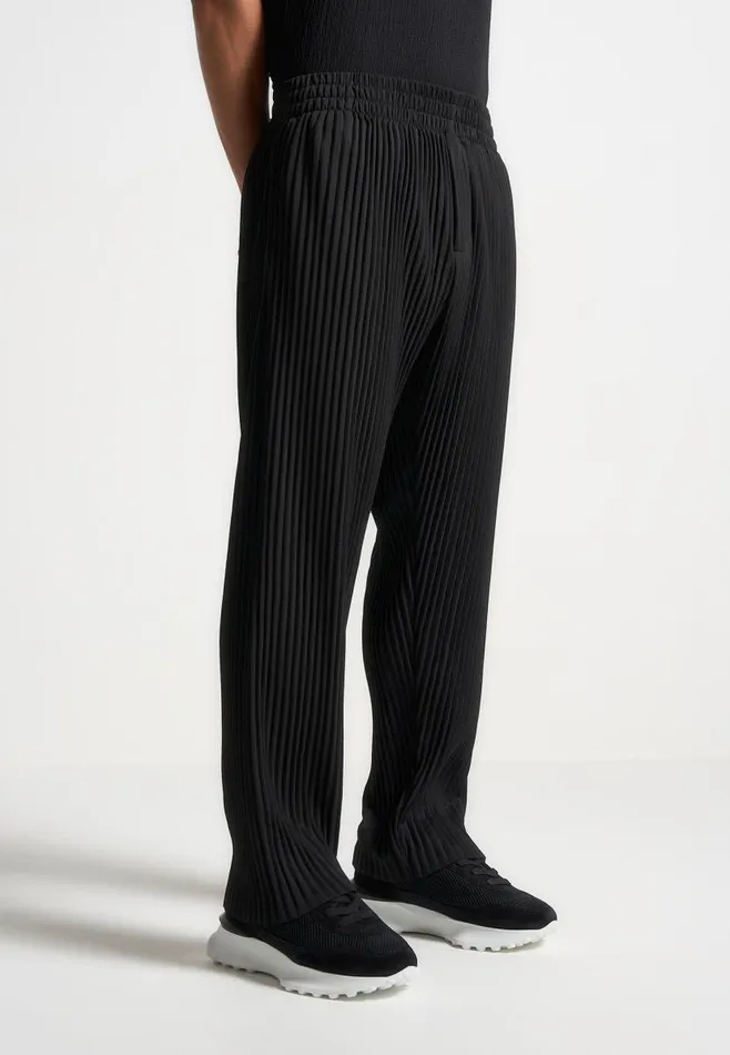 Manire De Voir Casual CoOrds Manire De Voir Man Pleated Trousers 8211 Black