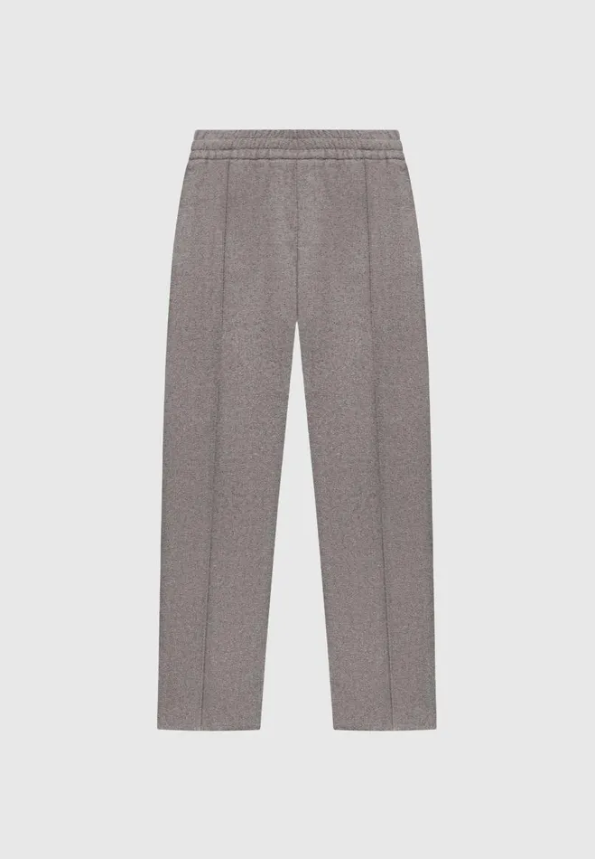 Manire De Voir Casual Trousers Manire De Voir Man Boucle Pintuck Tapered Trousers 8211 Charcoal Grey