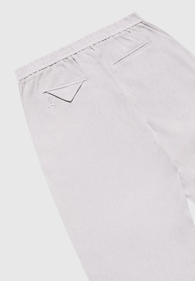 Manire De Voir Casual Trousers Manire De Voir Man Crinkled Linen Trousers 8211 Grey