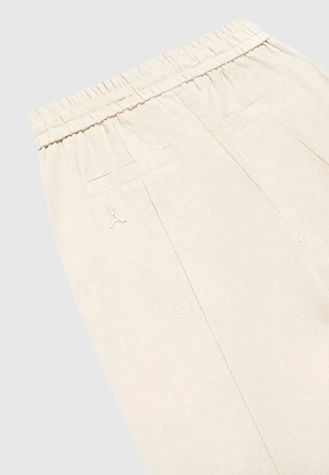Manire De Voir Casual Trousers Manire De Voir Man Linen Pintuck Trousers 8211 Natural
