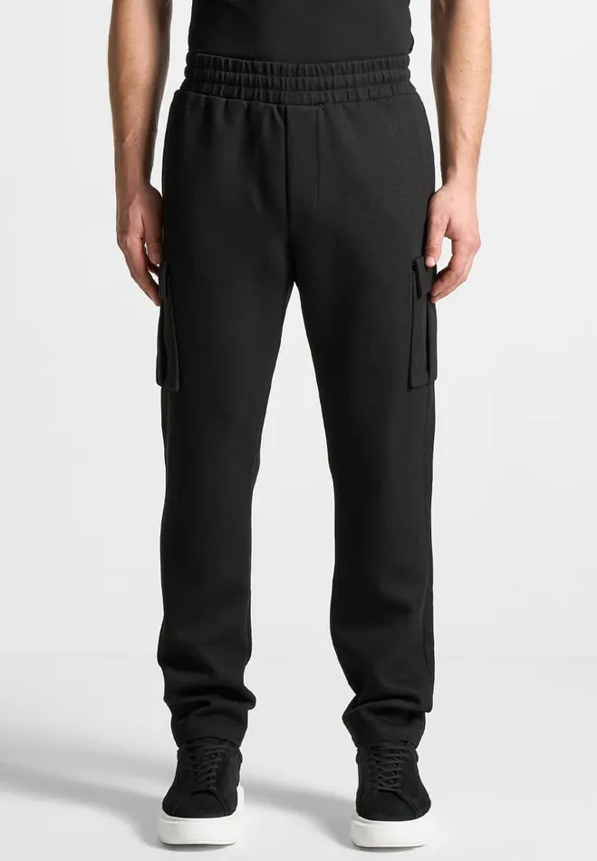 Manire De Voir Casual Trousers Manire De Voir Man Twill Cargo Regular Fit Pants 8211 Black