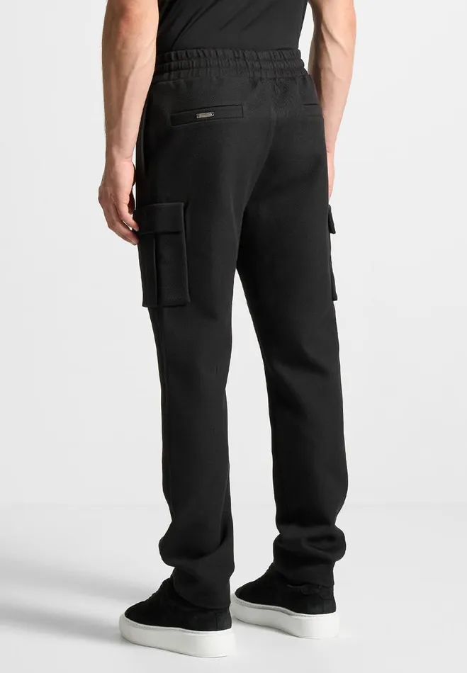 Manire De Voir Casual Trousers Manire De Voir Man Twill Cargo Regular Fit Pants 8211 Black
