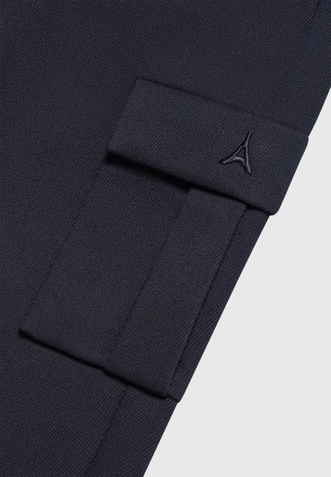 Manire De Voir Casual Trousers Manire De Voir Man Twill Cargo Regular Fit Pants 8211 Navy