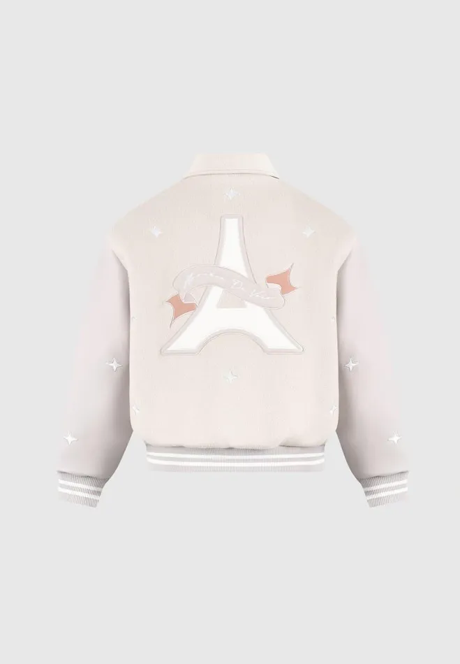 Manire De Voir Jackets Manire De Voir Man Paradise Varsity Jacket 8211 Multi