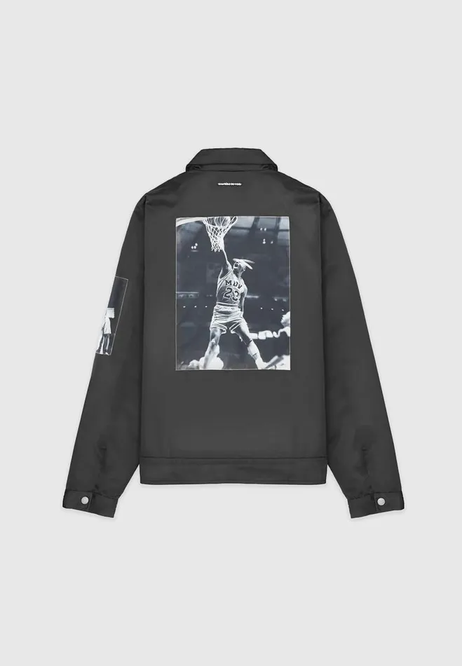 Manire De Voir Jackets Manire De Voir Man Satin Icon Jacket 8211 Black