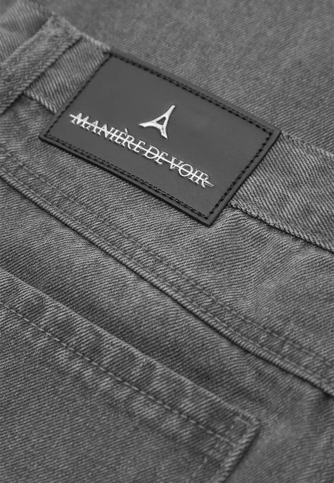 Manire De Voir Jeans Manire De Voir Man Relaxed Fit Jean 8211 Washed Grey