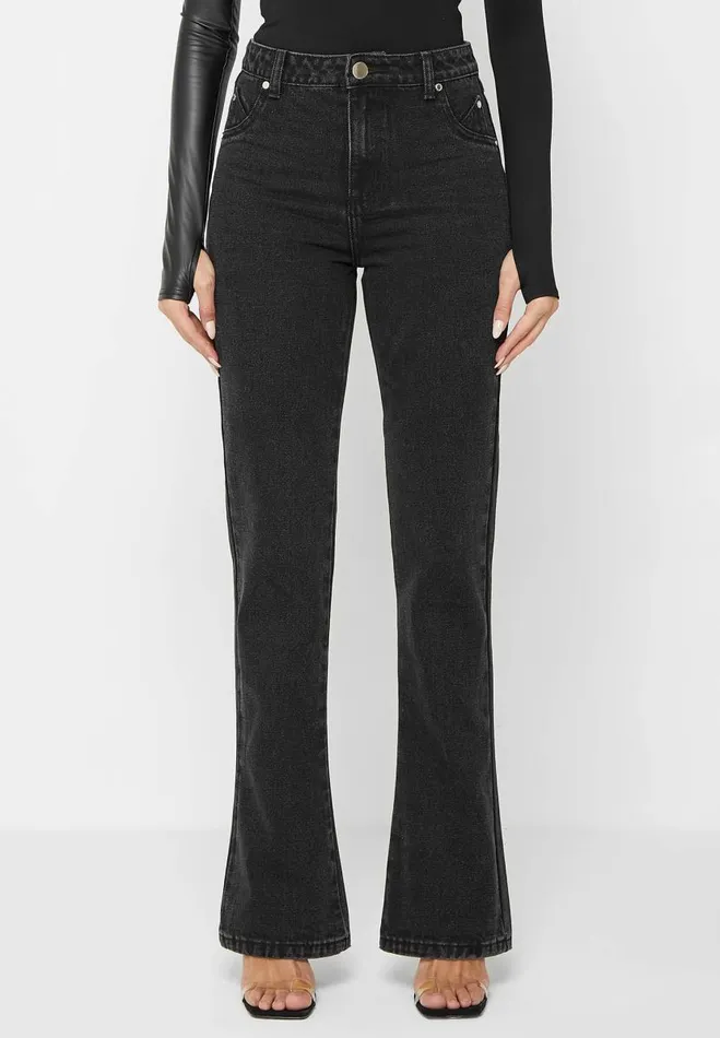 Manire De Voir Jeans Manire De Voir Woman Mid Rise Flared Jeans 8211 Black