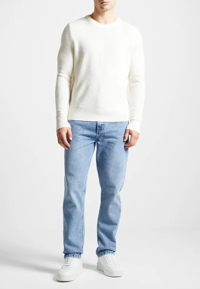 Manire De Voir Knitwear Manire De Voir Man ternel Textured Jumper 8211 Cream